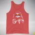 Pride Sloth Philly LGBTQ Pride Flag Sunglasses Premium Tank Top - Red Triblend